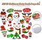 Merry Christmas Foil Fringe Tinsel Curtains Balloons Arch Garland Favors for Kids & Adults, 98pcs Christmas Decorations Set